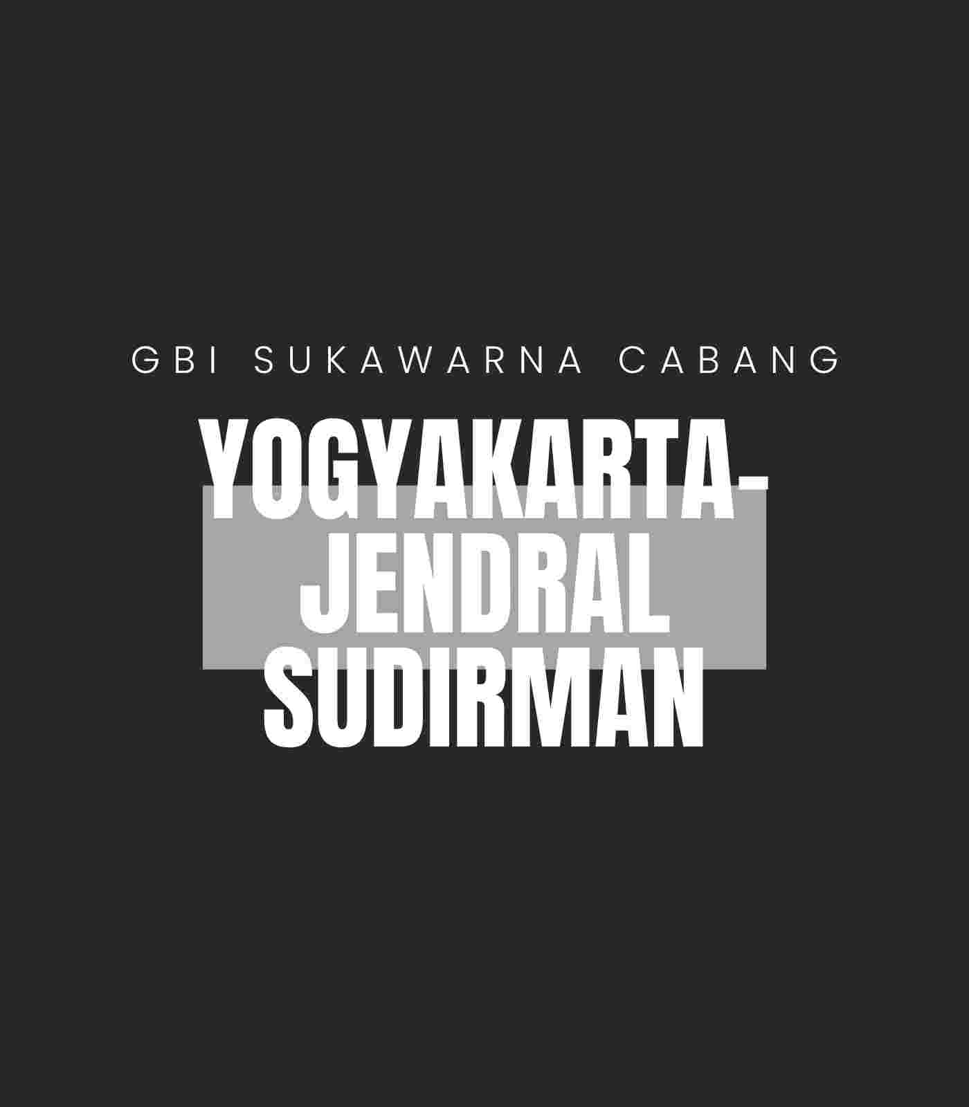 YOGYAKARTA- JENDRAL SUDIRMAN Schedule